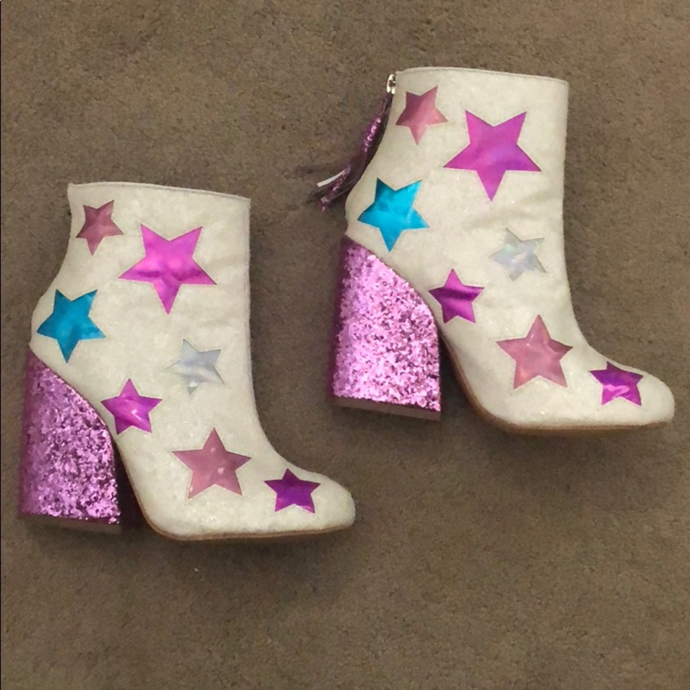 yru jem star sparkle booties